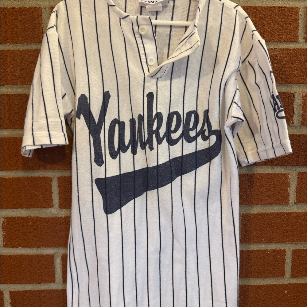 Yankees Kids Jersey #24 Teamwork Athletic Apparel – Youth Medium